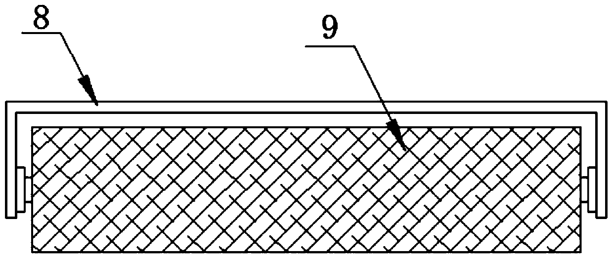 Waste crushing device for construction engineering