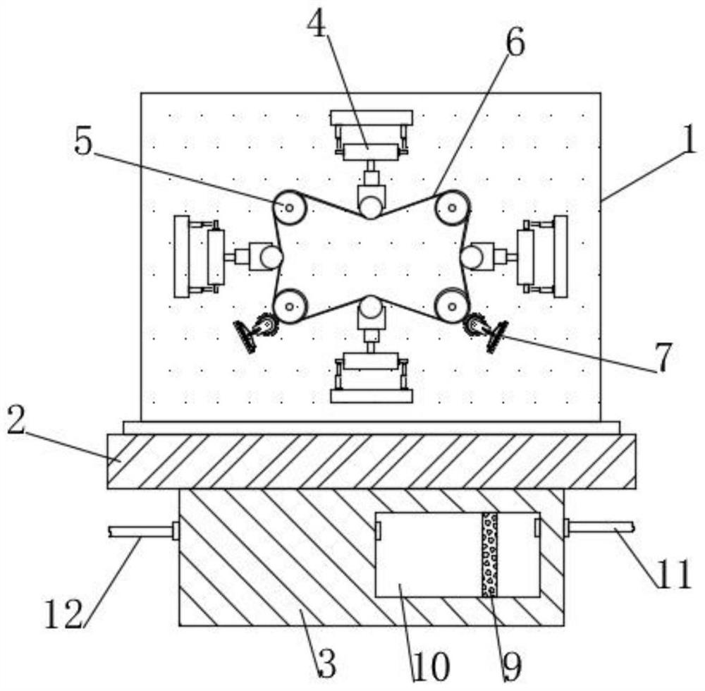 Polishing equipment for leveling aluminum alloy surface of cylinder