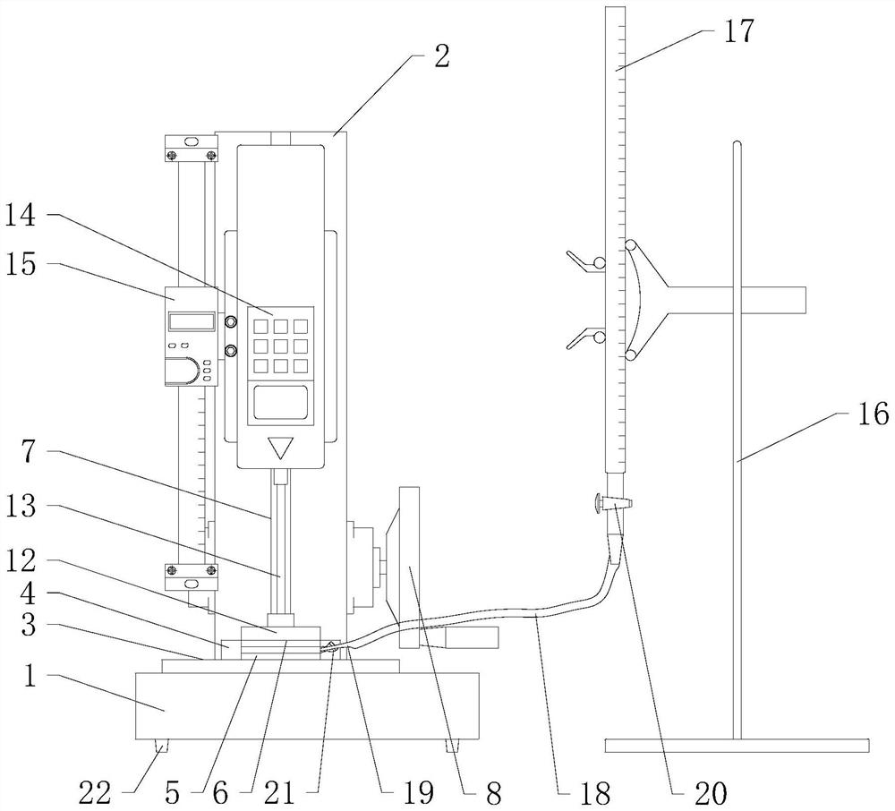 Device and method for testing wet-state springback capability of AGM partition plate under different compression amounts