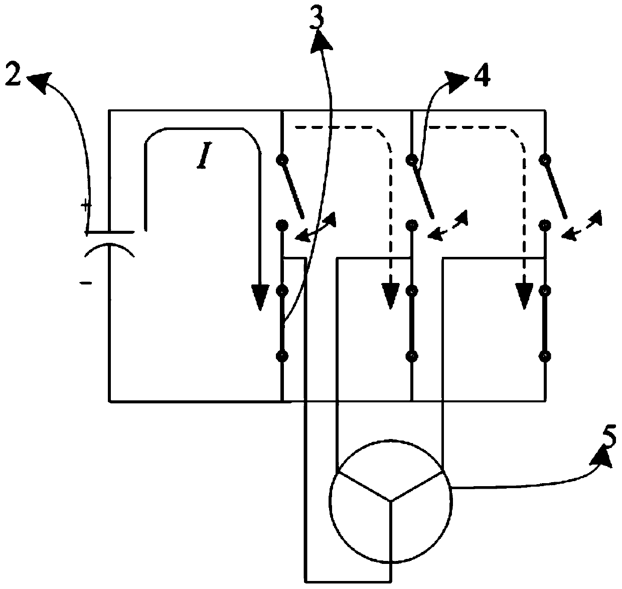 Discharging method of bus capacitor for electric automobile