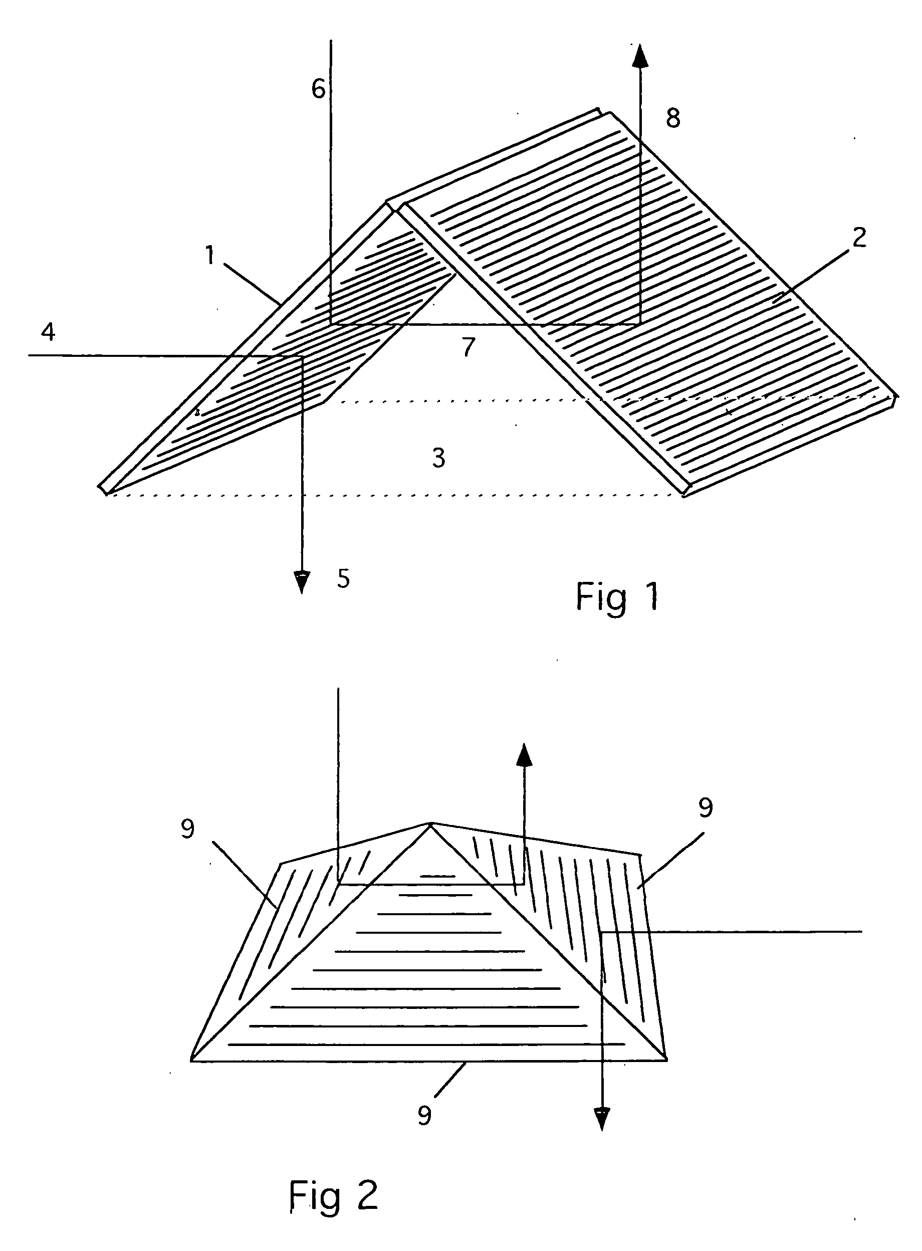 Methods for producing three dimensional, self-supporting, light redirecting roof lighting systems