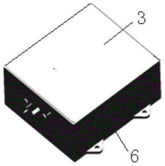 Three-axis structure and manufacturing process of micro inertial measurement unit based on ltcc process