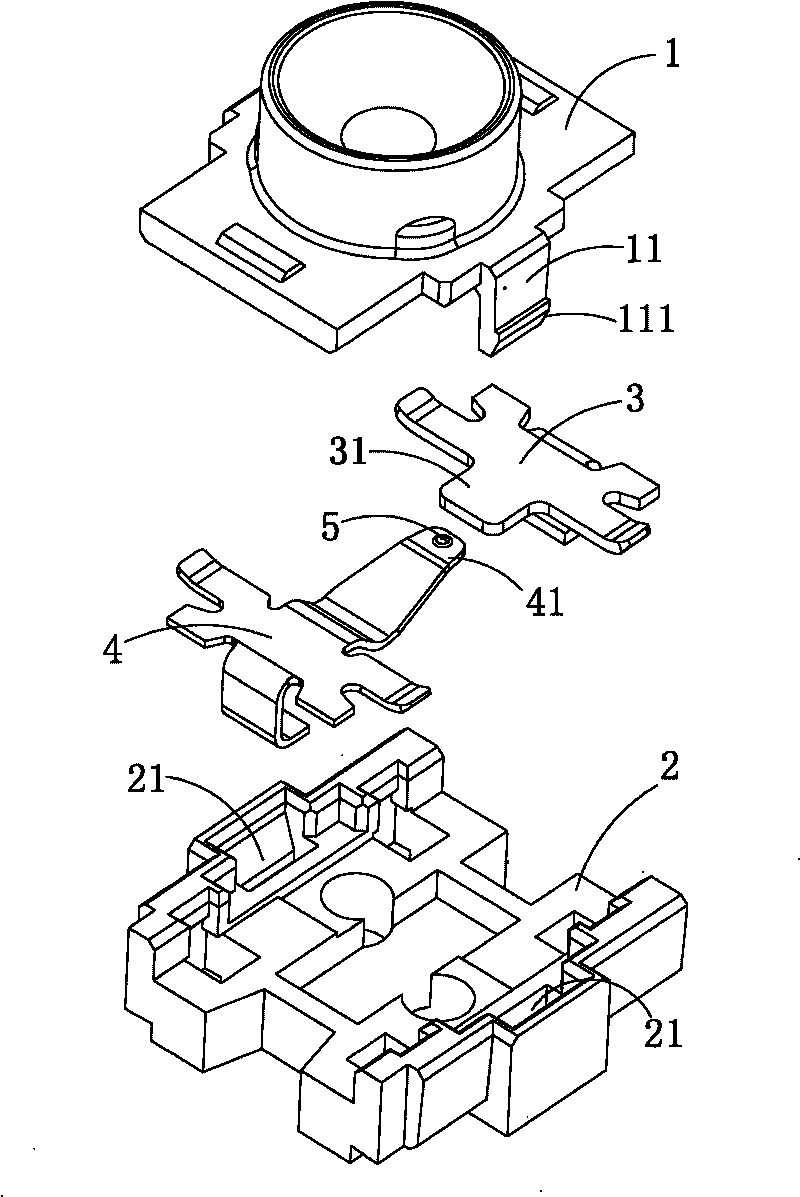 Coaxial electric connector with special terminal structure