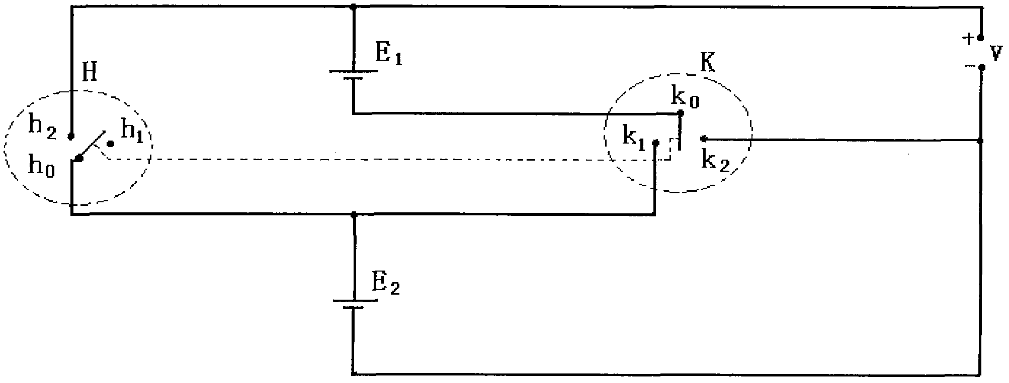 Online switching circuit for series-parallel connection of storage battery pack