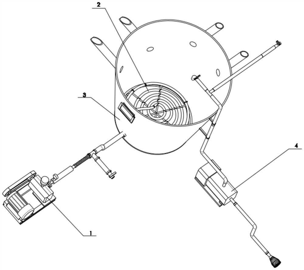 A kind of automatic domestication device of California sea bass fry and using method thereof