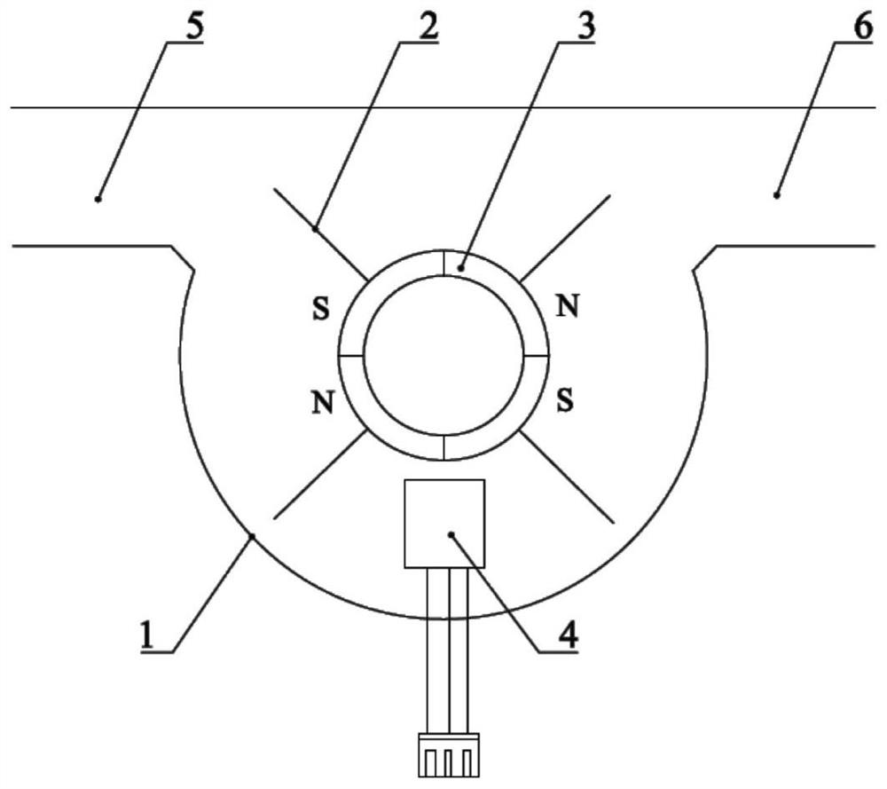 Impeller type waterflow detection way for water pump, waterflow switch and water pump