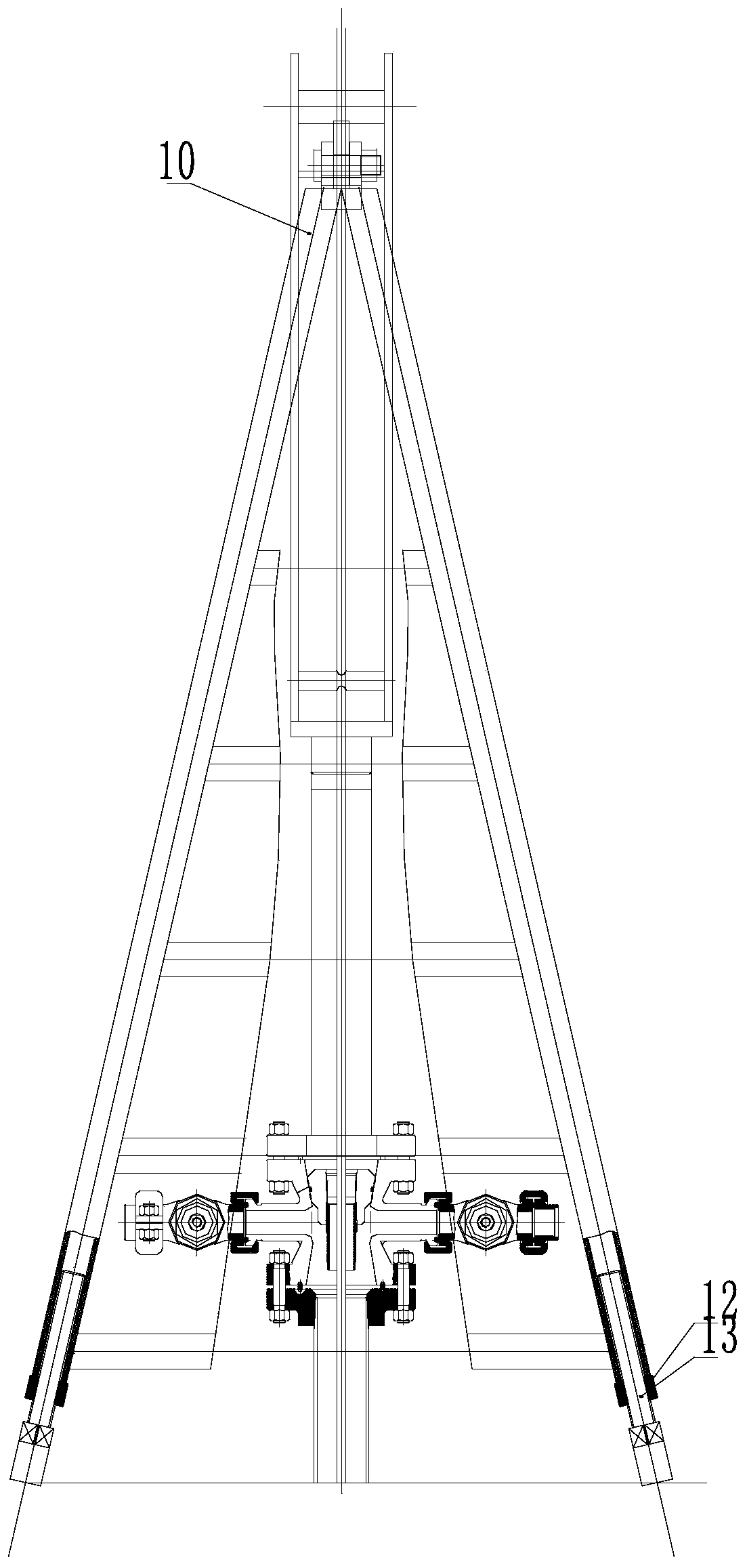 Carbon fiber continuous flexible sucker rod operating equipment