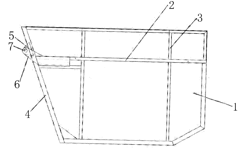 Self-discharging fruit-ear box