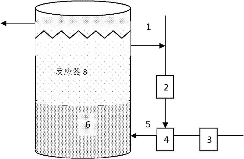 Reflux liquid inlet device for high-load anaerobic reactor