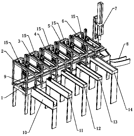 Automatic assembling equipment for automobile shock absorber