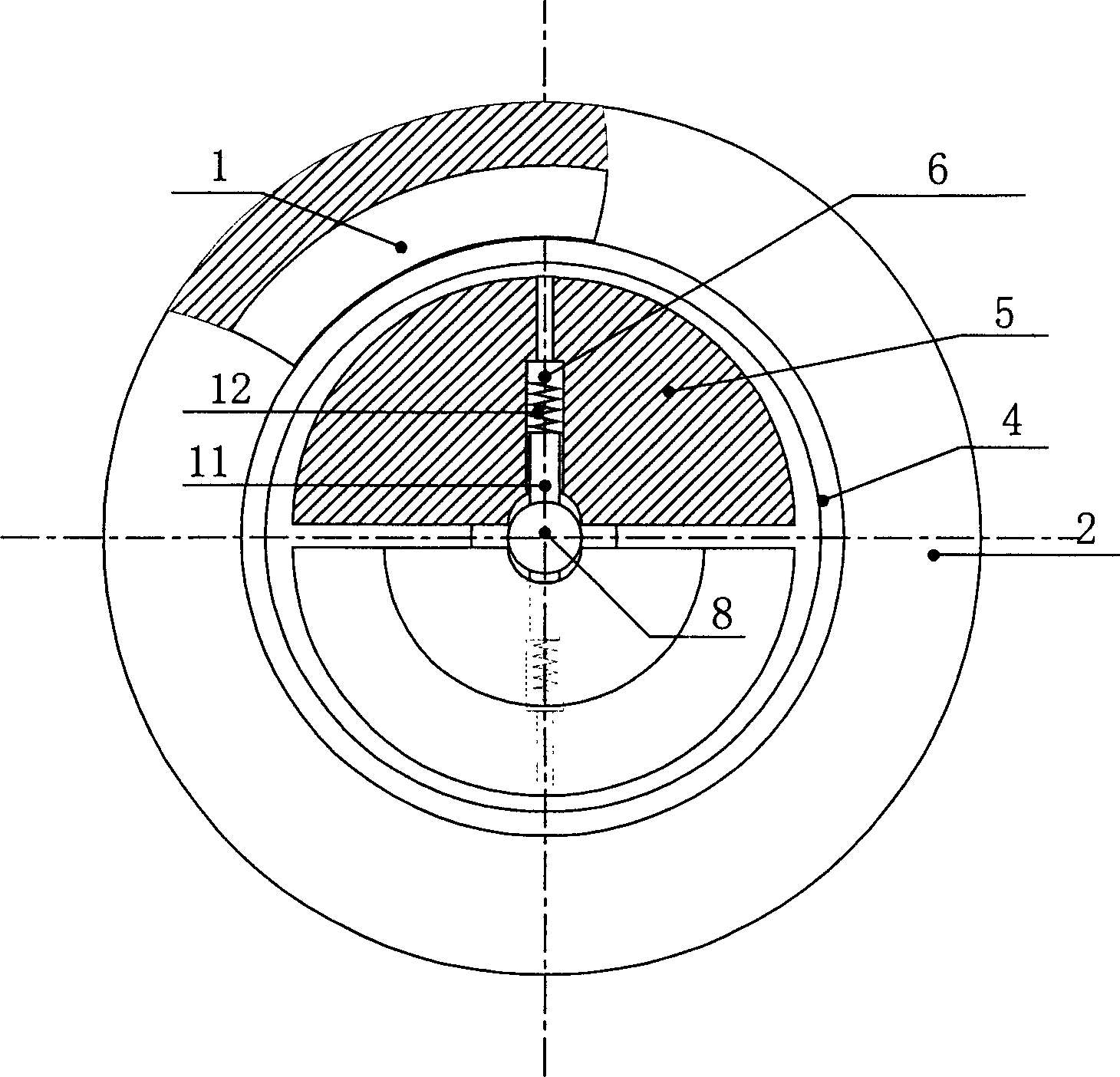 Centrifugal magnetofluid clutch