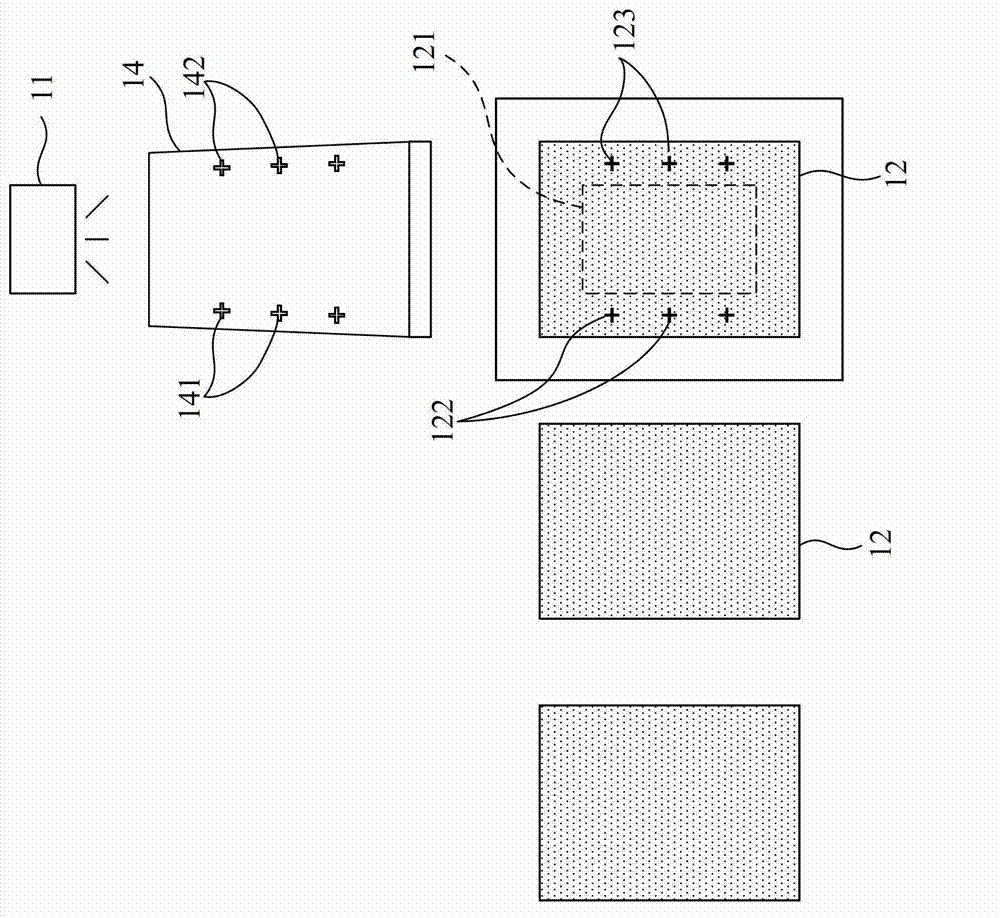 Exposure alignment method for glass substrate