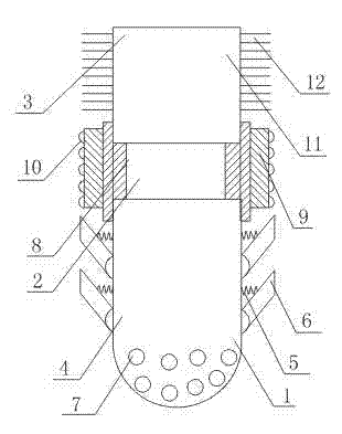 Cleaning device for removing oil stains on petroleum pipes