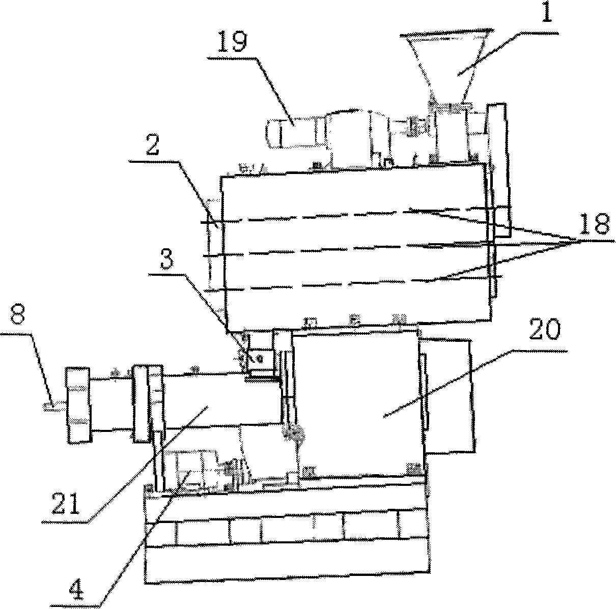 Blood powder protein puffing machine