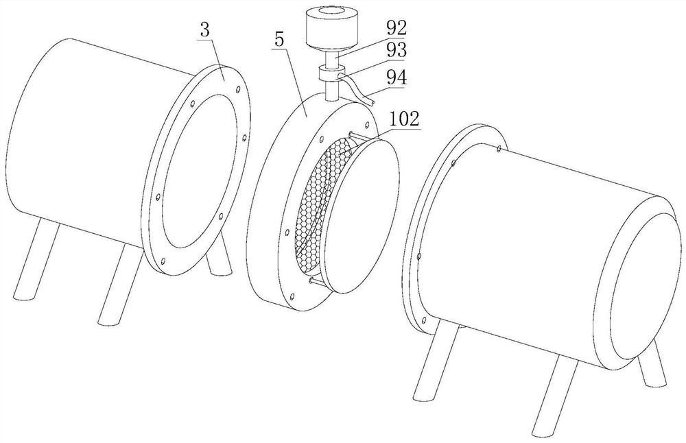 Scale removing mechanism of wastewater filtering device and implementation method of scale removing mechanism