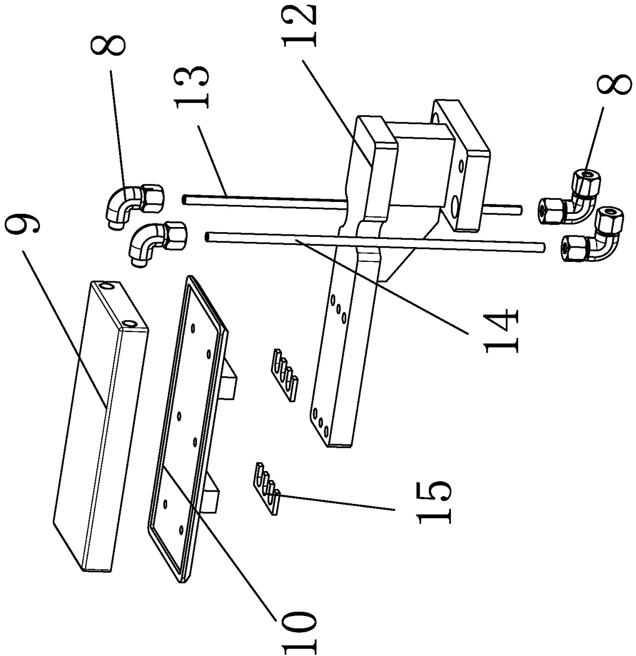 Aluminum alloy CMT arc welding rotary table jig