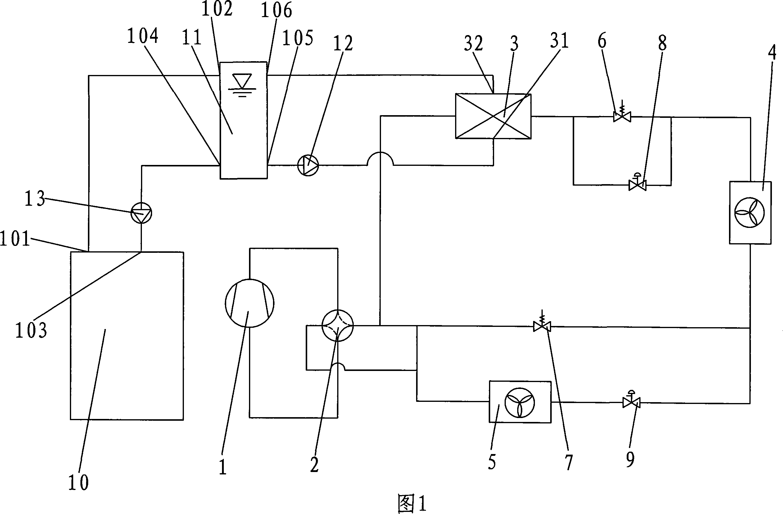 Multifunctional solar heat pump