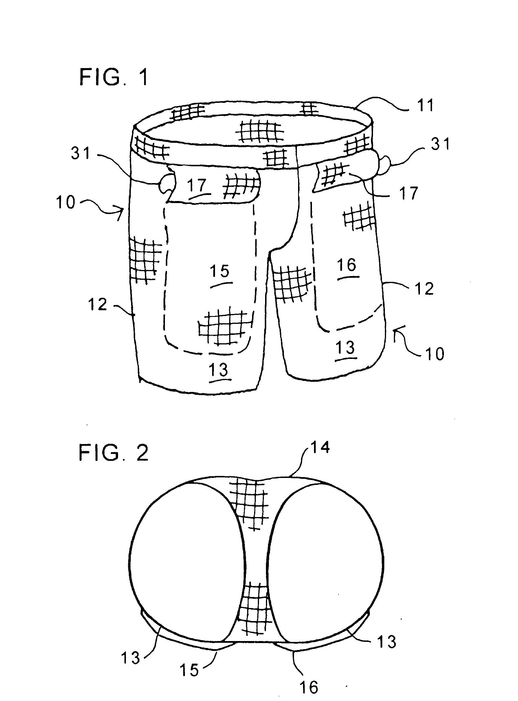 Bathing suit with flotation survival feature