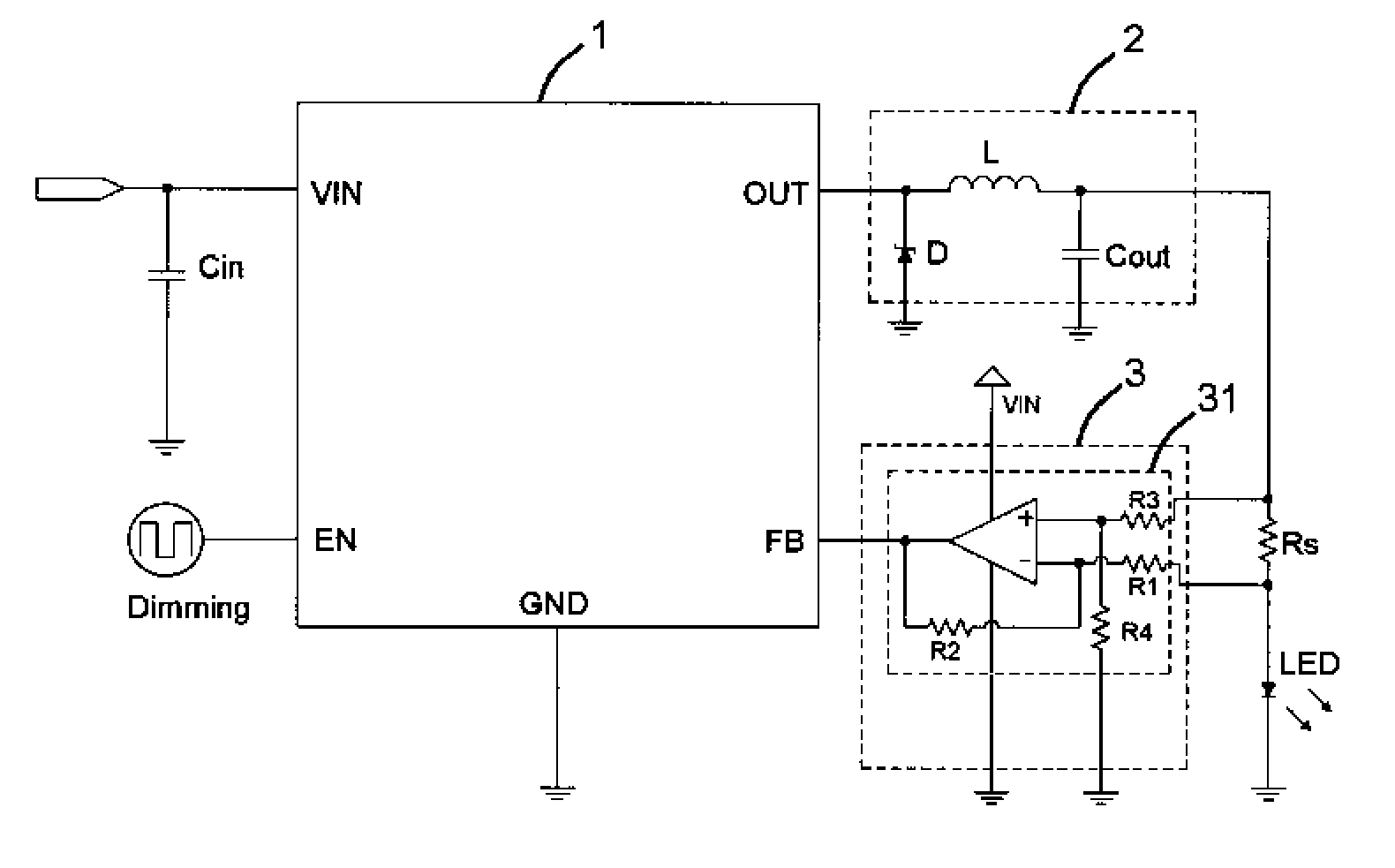 LED driver circuit capable of adjusting output current