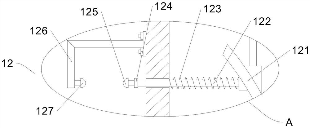 Intelligent instrument and meter fixing and clamping device facilitating heat dissipation