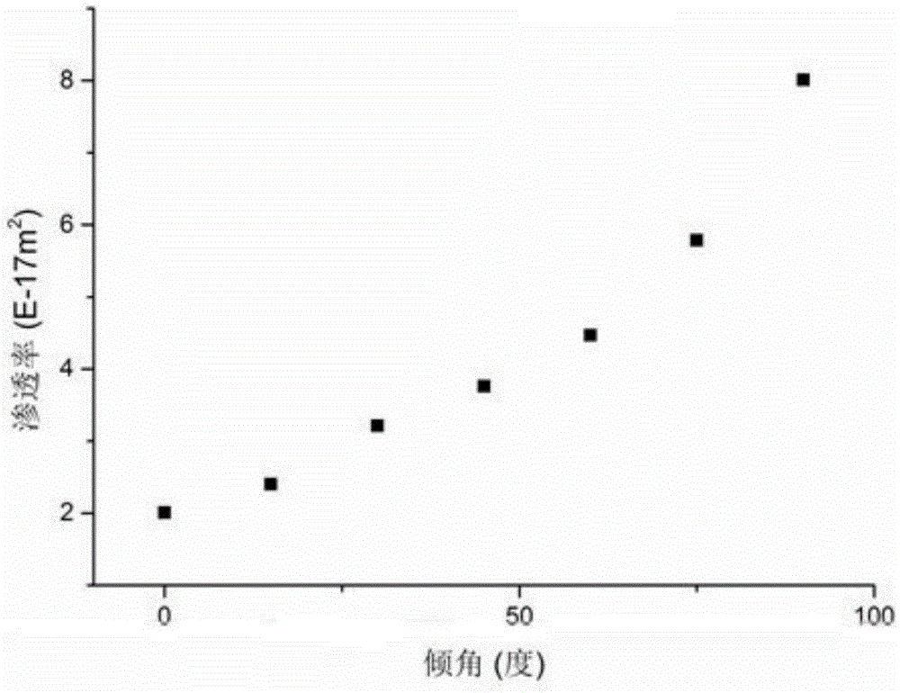 Permeability tensor test method and anisotropy quantification assessment method for columnar jointed rock