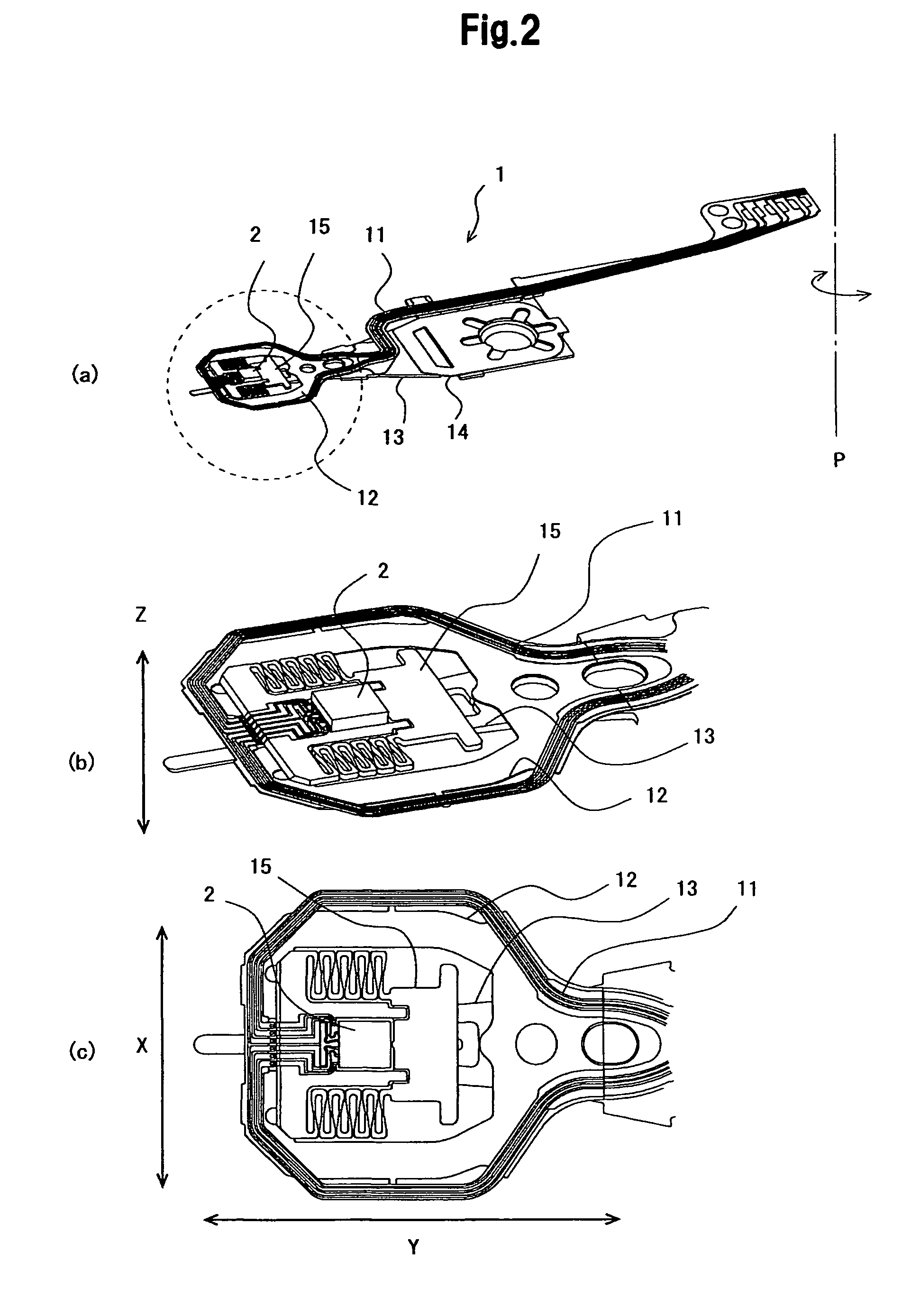 Micro electro mechanical system and head gimbal assembly