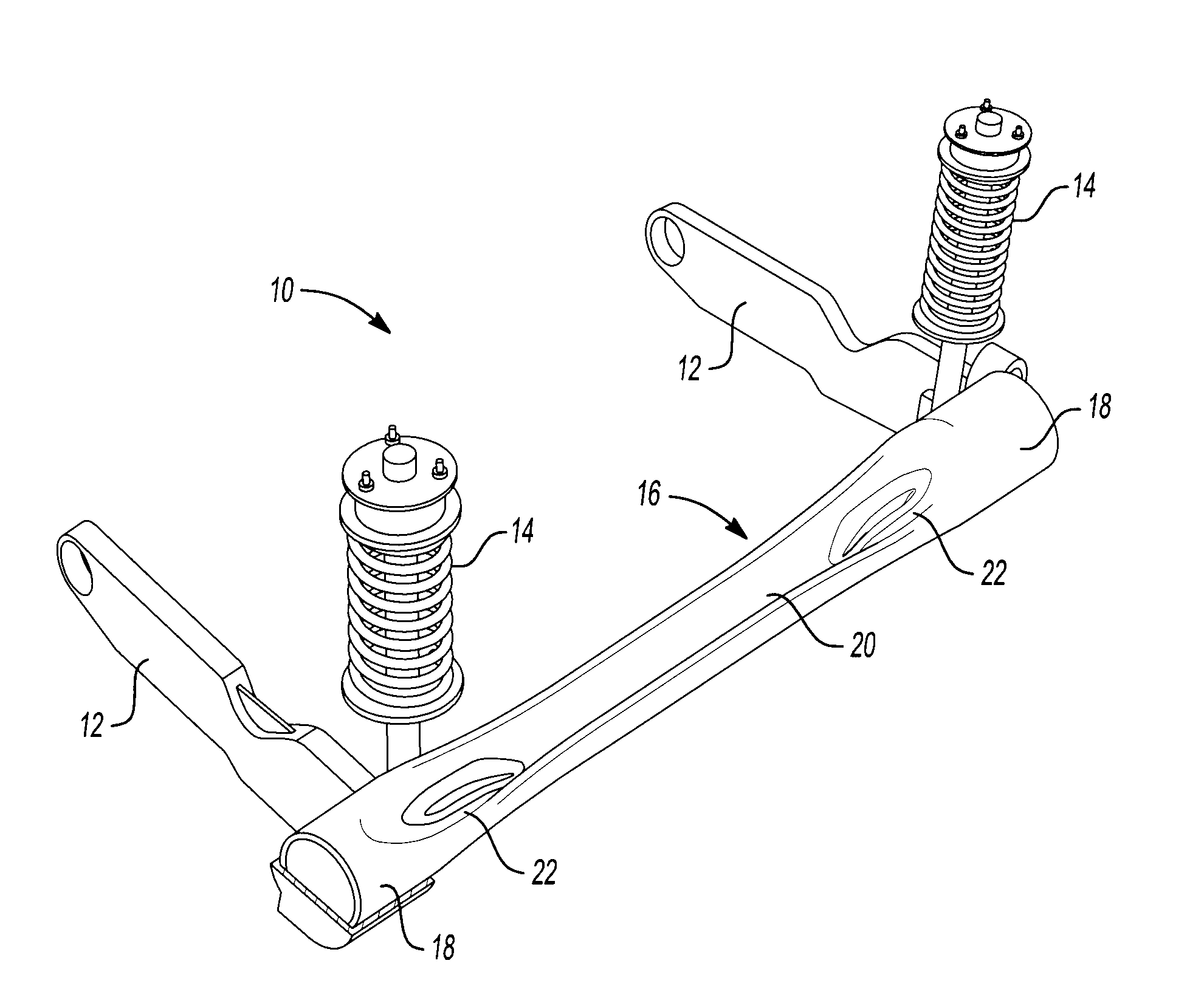 Twist Beam With Interlock