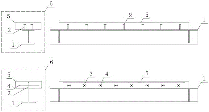 Corrosion testing device and method for steel-concrete composite beam shear connector