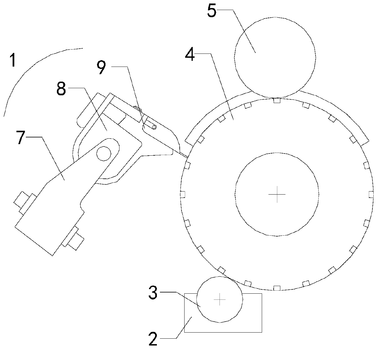 Printing machine doctor blade system with leveling function