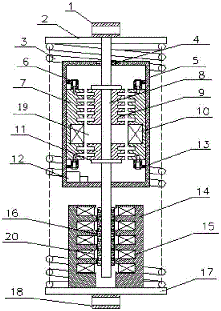 Variable-rigidity semi-active suspension