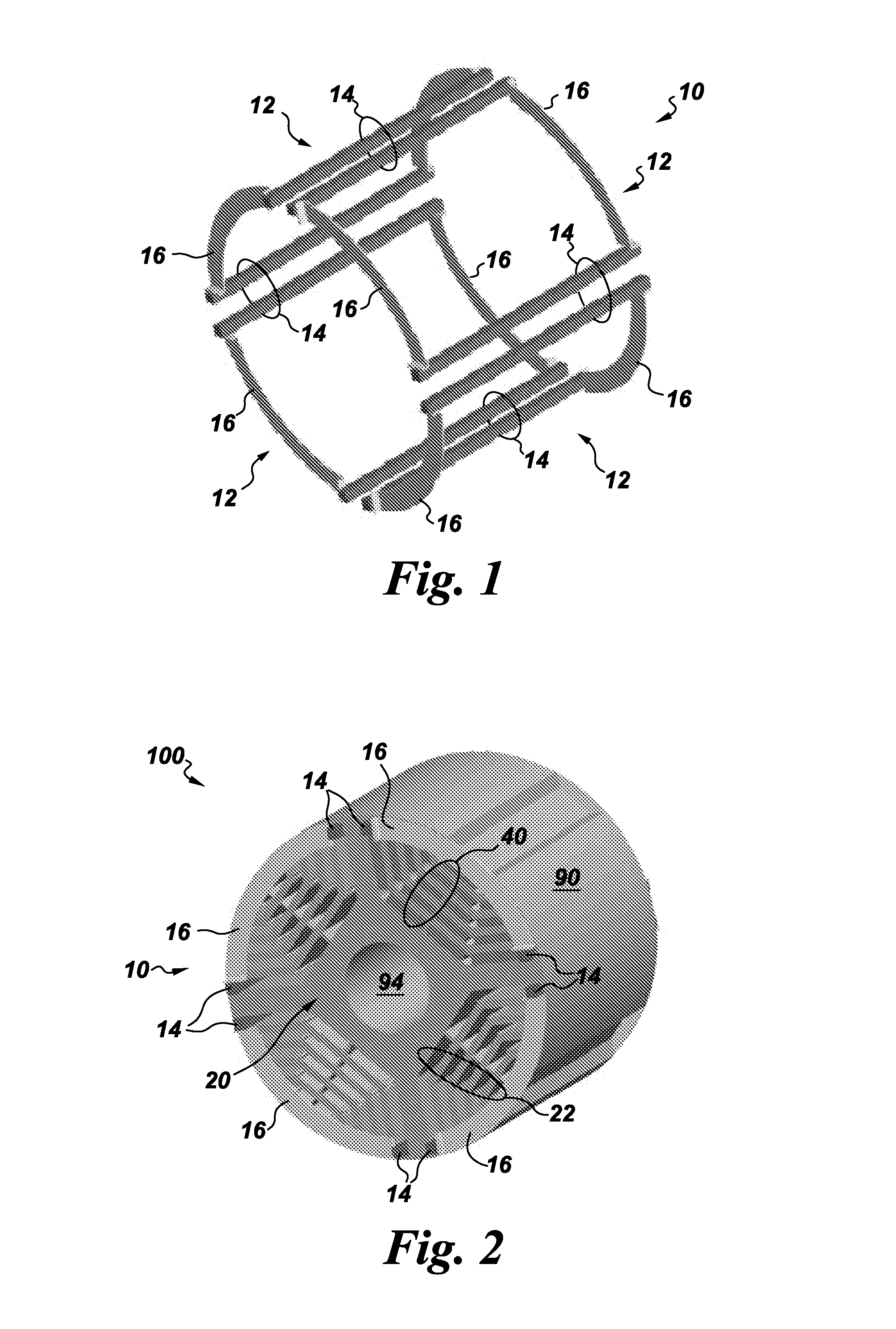 D-ring implementation in skewed rotor assembly