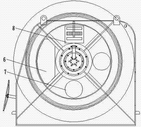 Umbilical cord capstan with life support system