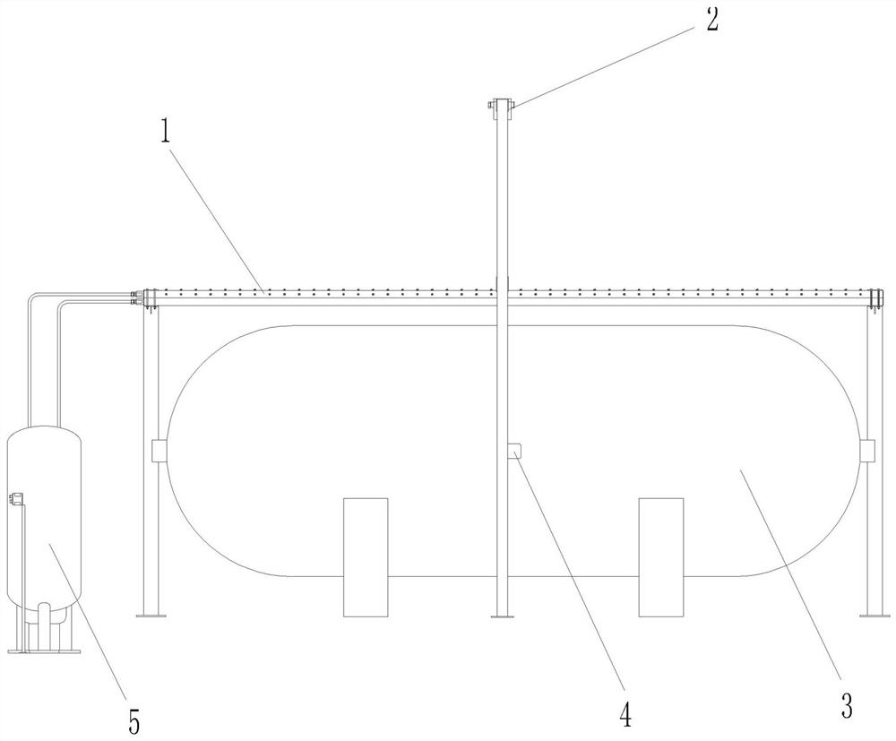 Cooling system and method for hydrogen storage container of hydrogen refueling station