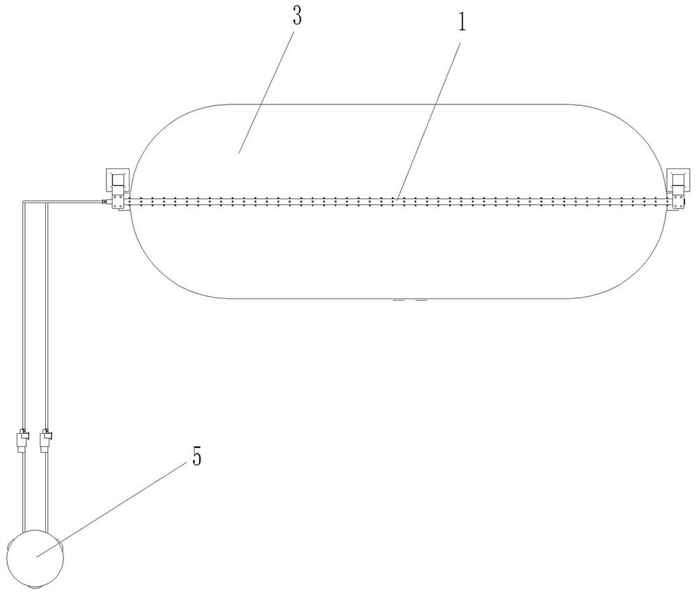 Cooling system and method for hydrogen storage container of hydrogen refueling station