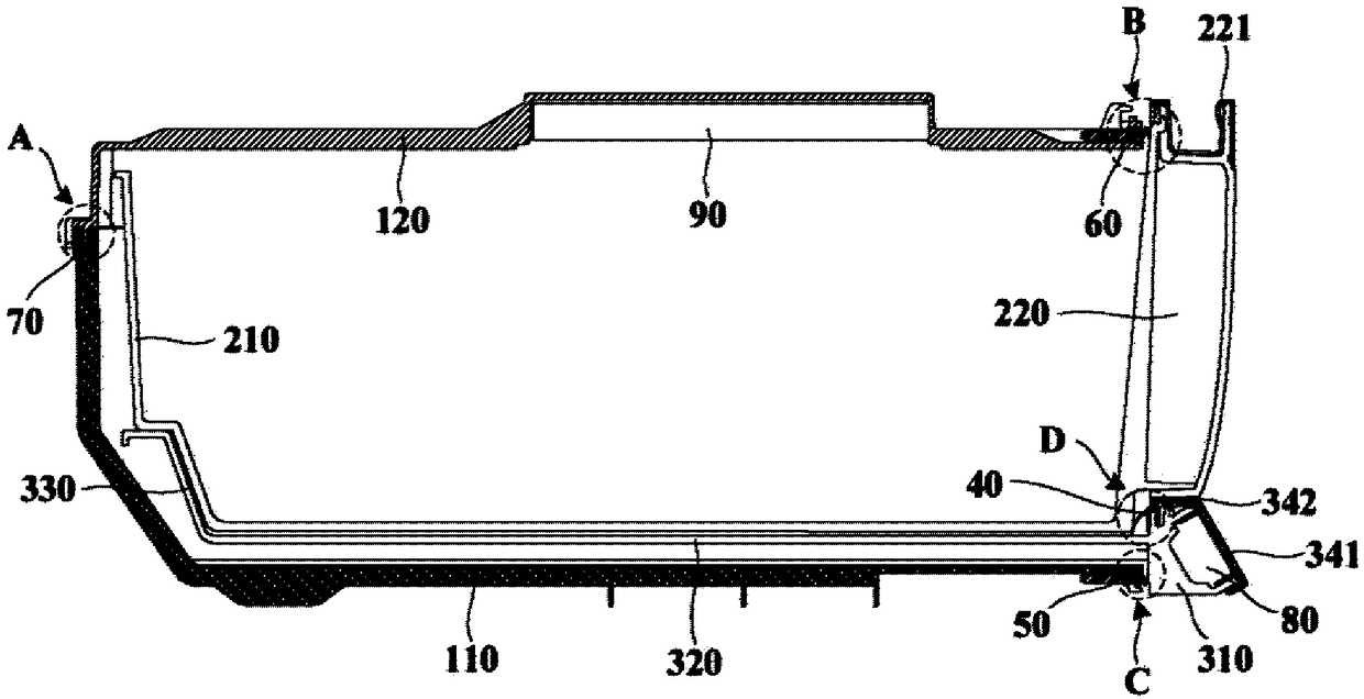 Cold storage and refrigeration device and drawer assembly thereof