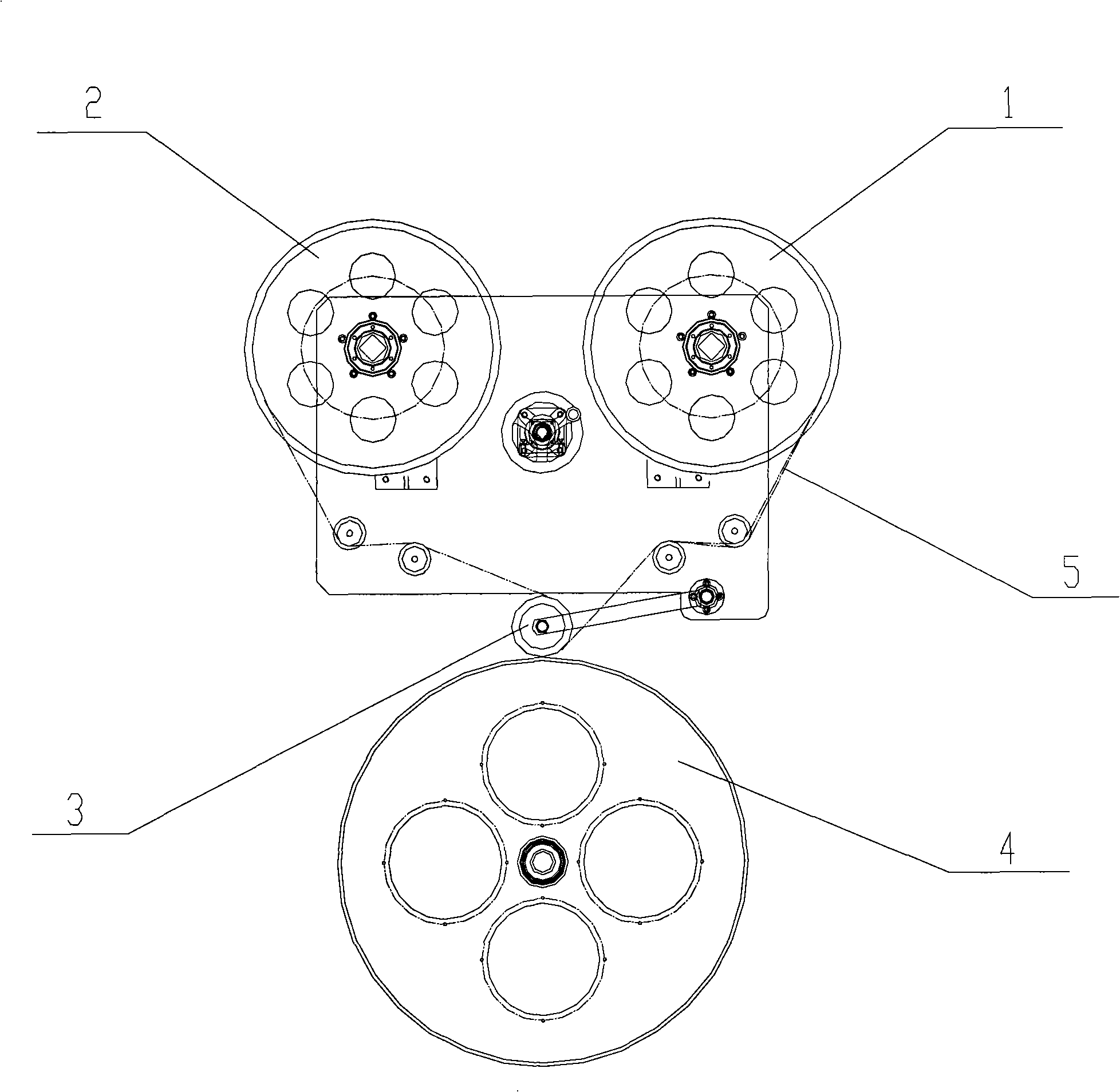 Process for winding tyre surface and system thereof