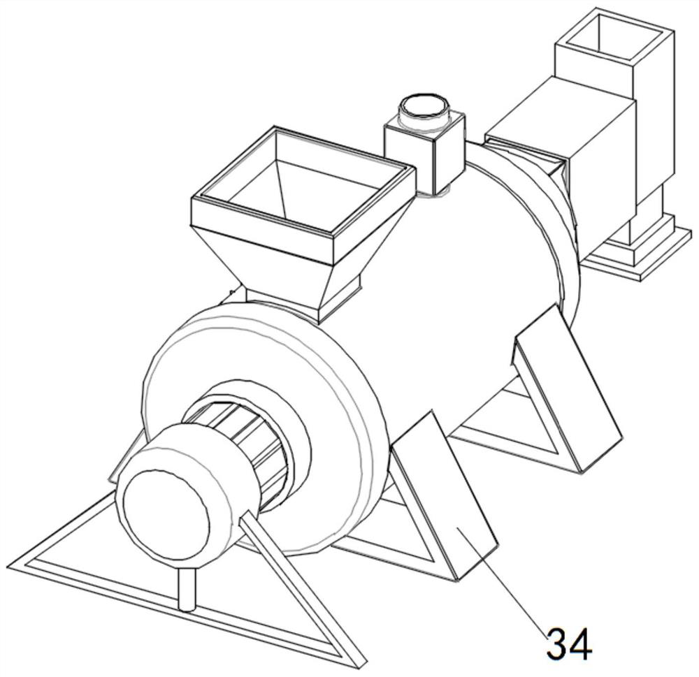 Intelligent hollow brick green brick forming machine and forming process thereof