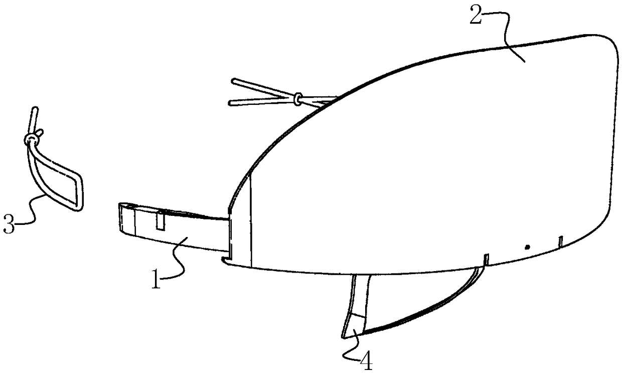 Transparent face mask and mounting method thereof