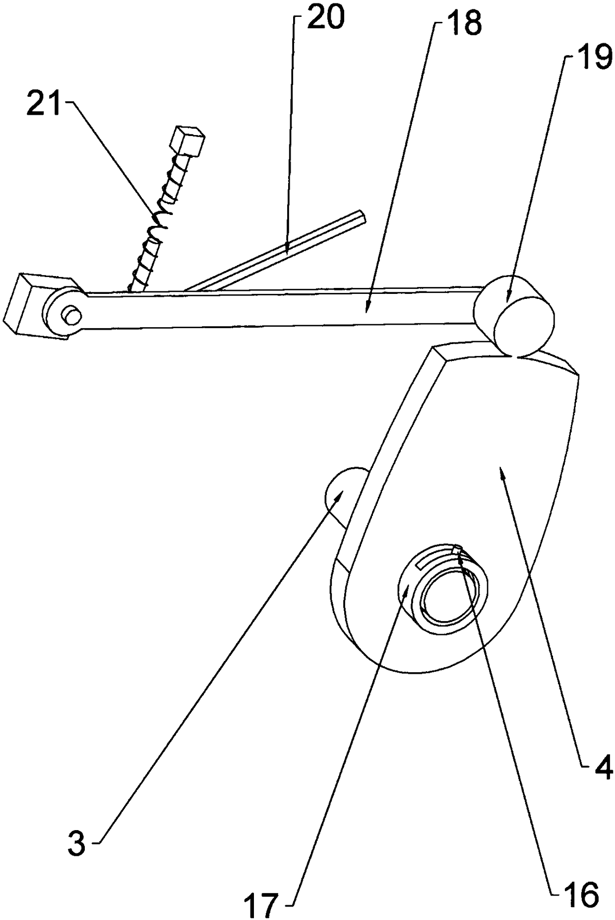 Grinding device for automobile parts