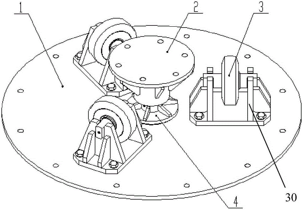 Combined type slewing bearing device