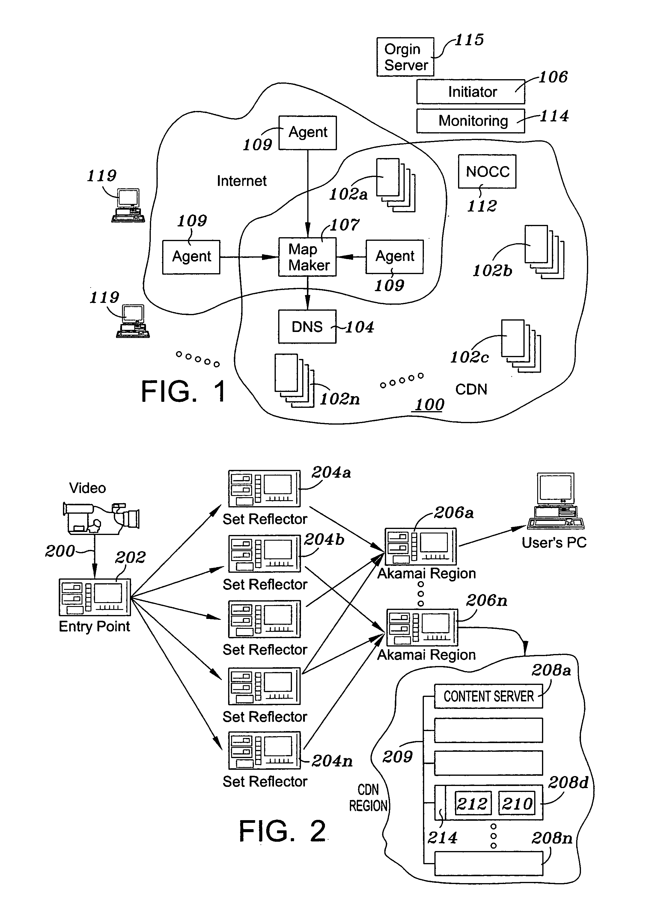 Client-side method for identifying an optimum server