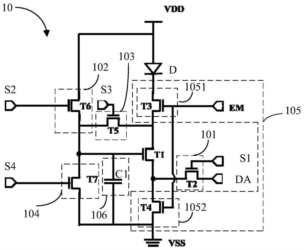 Light-emitting device driving circuit, backlight module and display panel