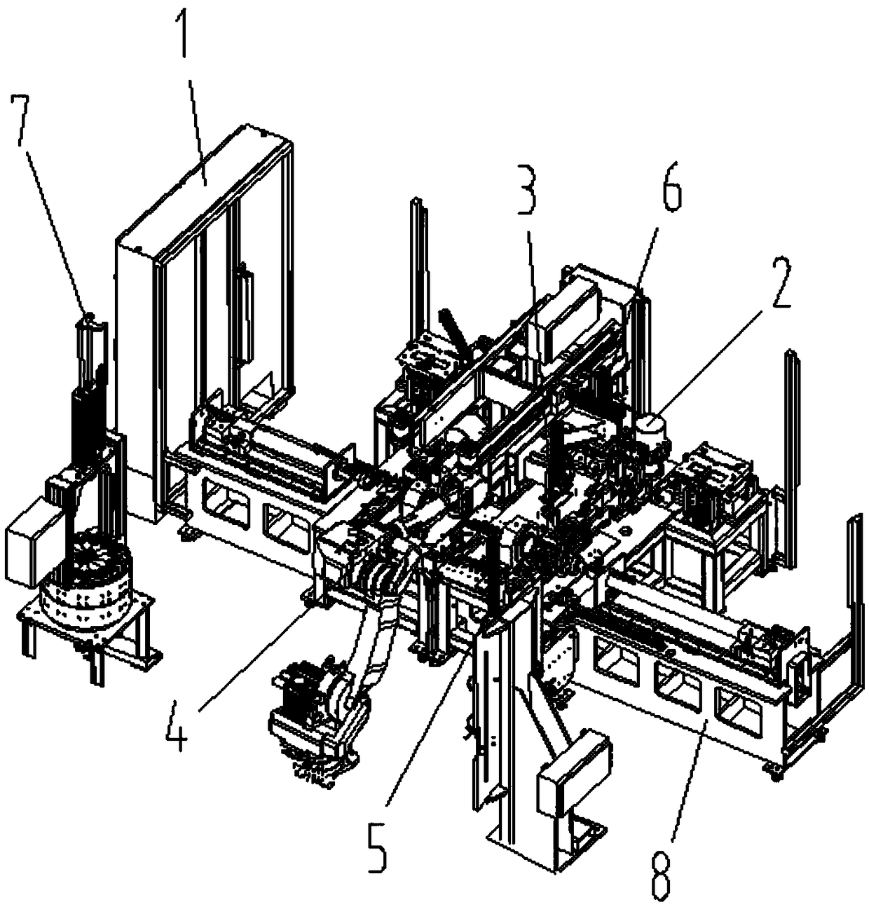 An automatic assembly machine for magnetic tile stator