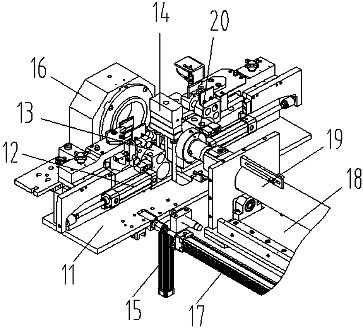 An automatic assembly machine for magnetic tile stator