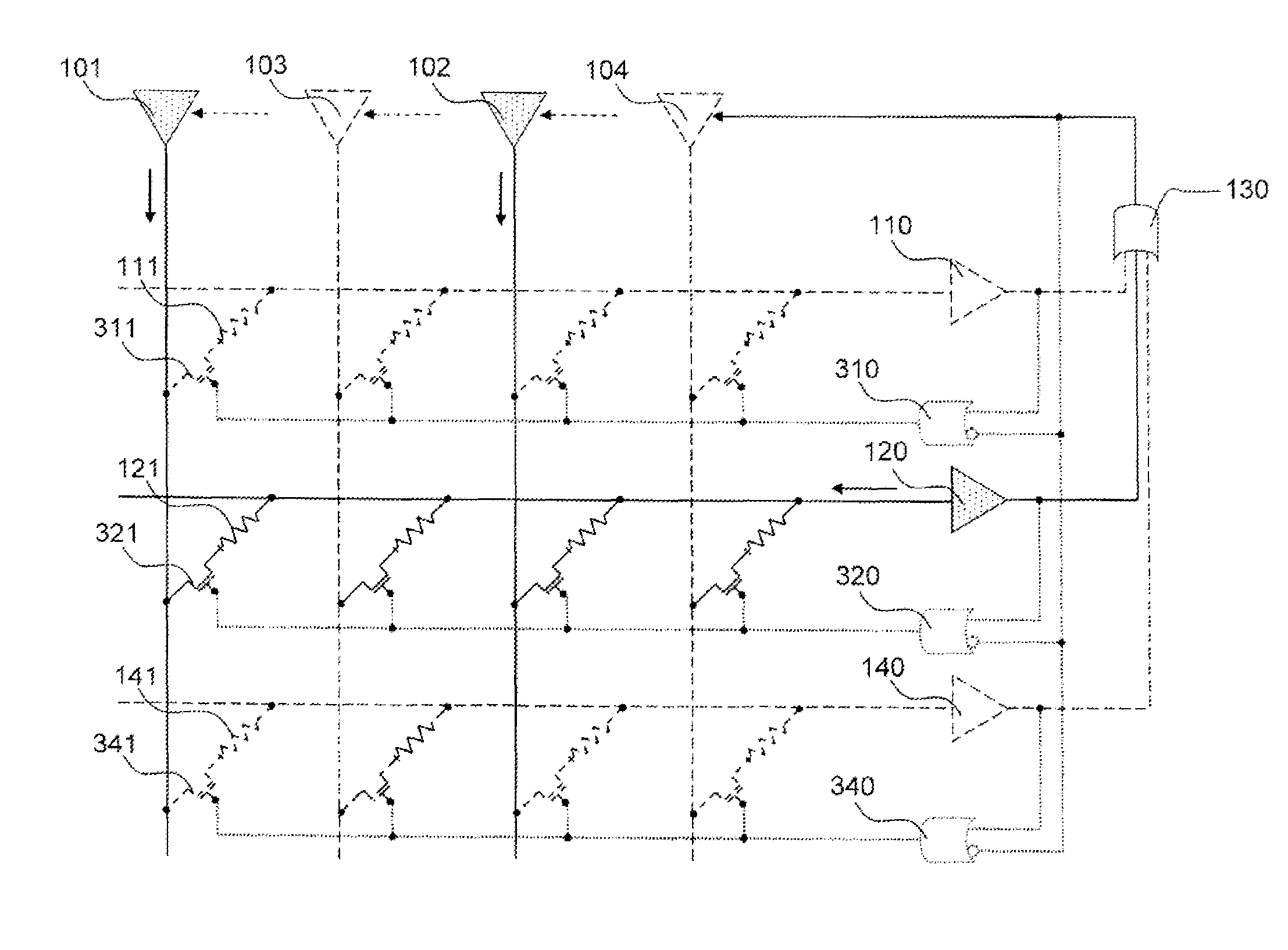 Method for non-supervised learning in an artificial neural network based on memristive nanodevices, and artificial neural network implementing said method