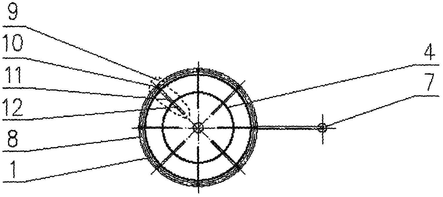 Multiple circulating column outside micro-bubble mineralizing flotation column