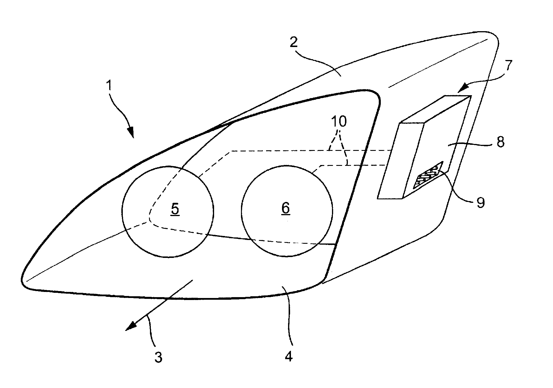 Lighting device of a motor vehicle