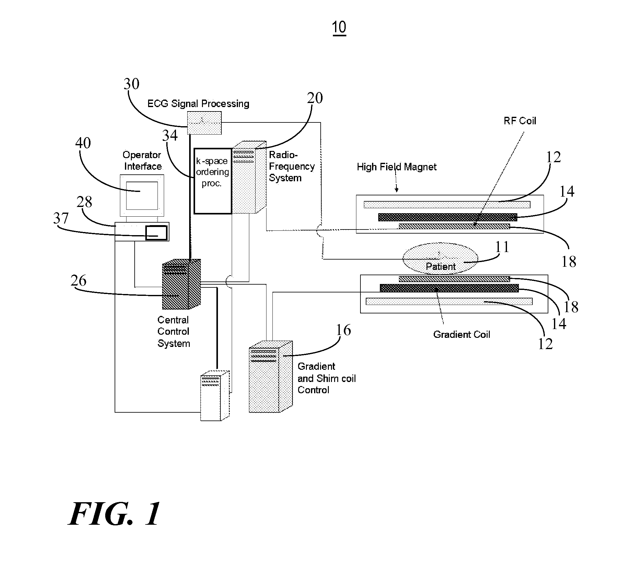 System for Accelerated Segmented MR Image Data Acquisition