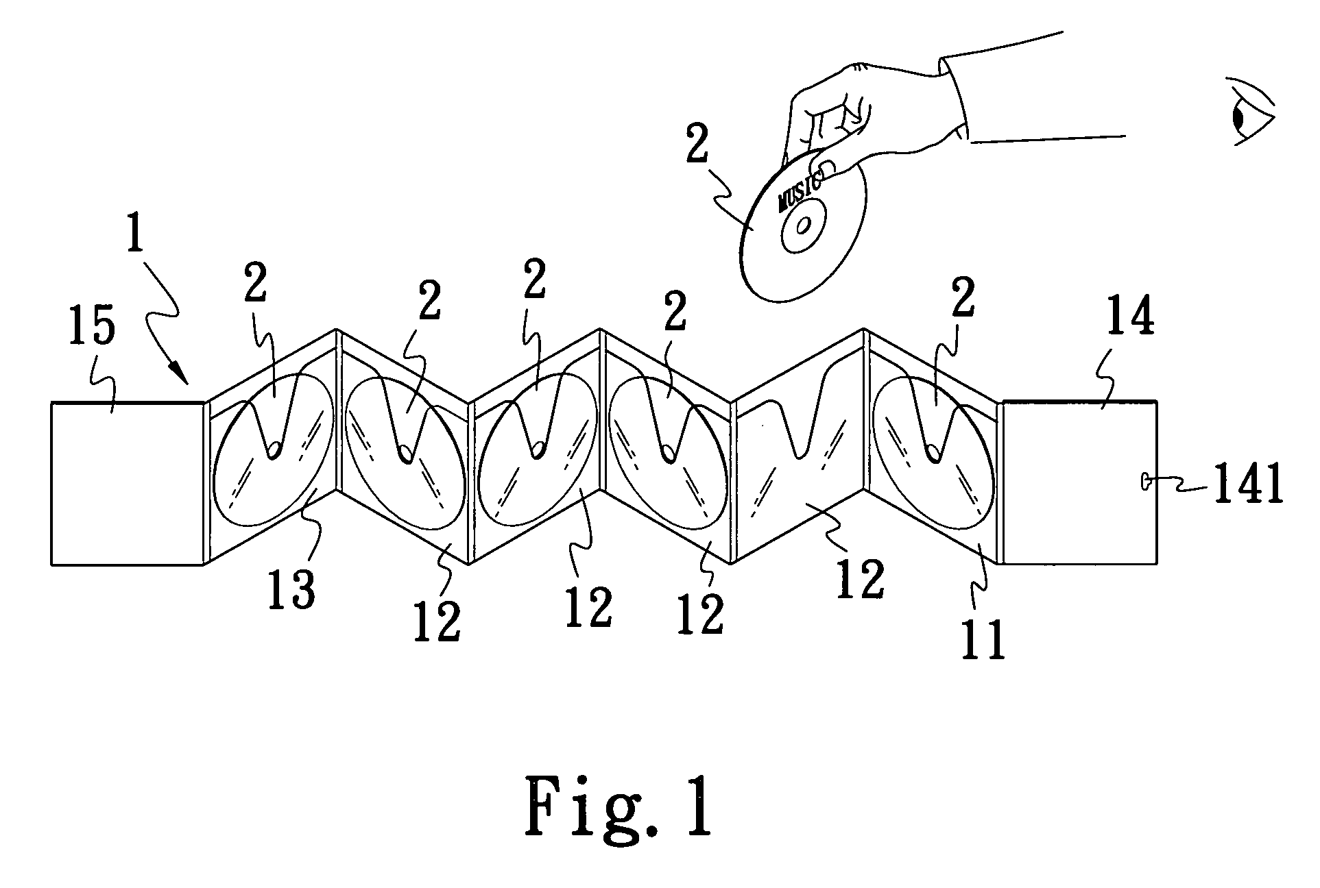 Structure of CD storage