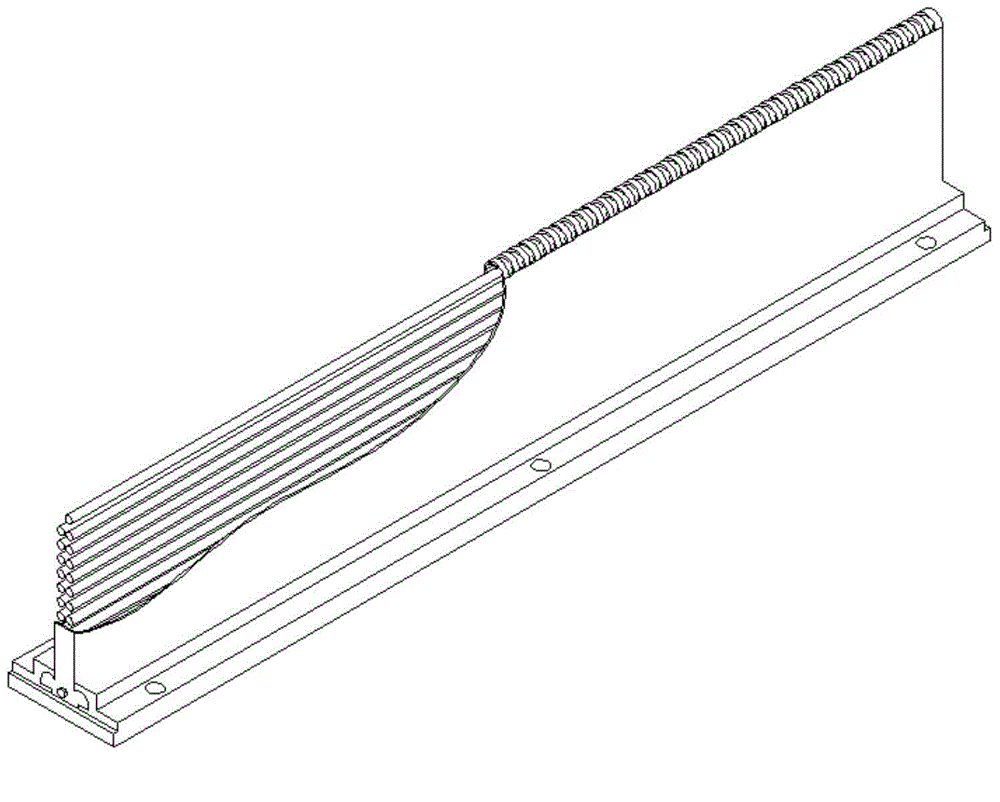 Deformable body filling type paddle for crawler-type amphibious walking device